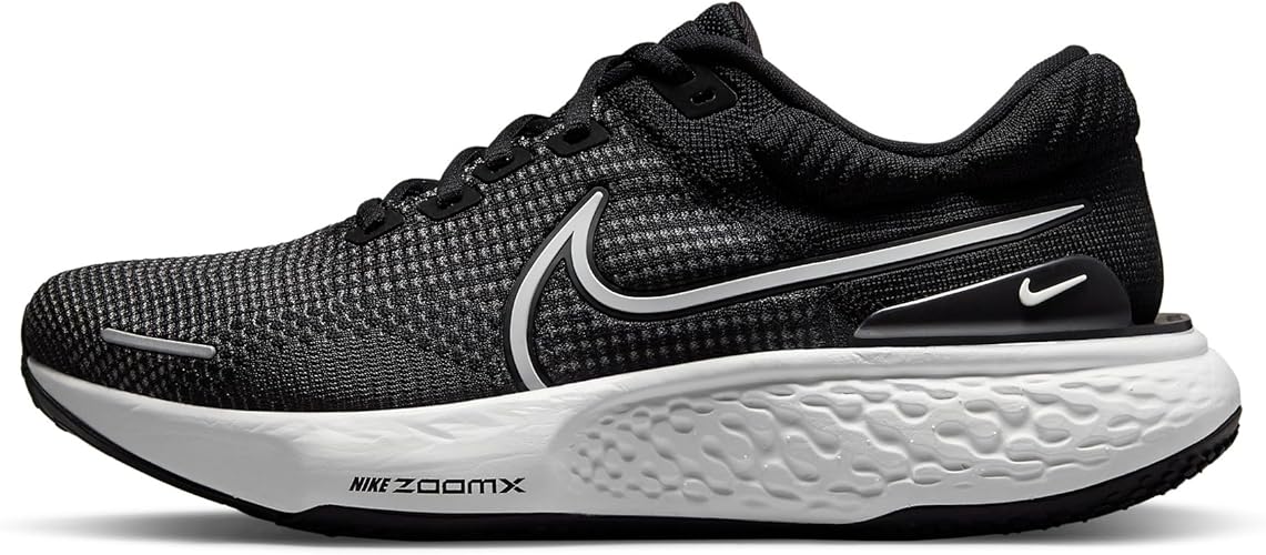 Nike ZoomX Invincible Run Flyknit Men Shoes, Black/White, 7